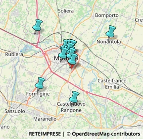 Mappa Strada Vaciglio, 41125 Modena MO, Italia (4.92333)