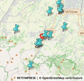 Mappa Via don pasquino borghi, 42020 Puianello RE, Italia (3.97231)