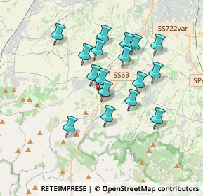 Mappa Via don pasquino borghi, 42020 Puianello RE, Italia (3.13941)