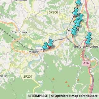 Mappa Strada Faiello, 15076 Ovada AL, Italia (2.73417)