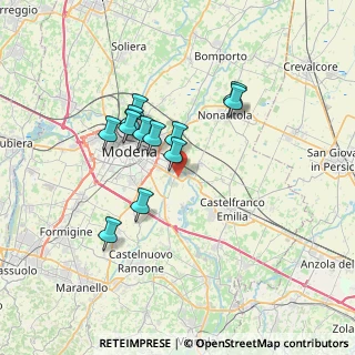 Mappa SS9, 41126 Modena MO, Italia (5.80333)