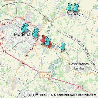 Mappa SS9, 41126 Modena MO, Italia (3.95692)