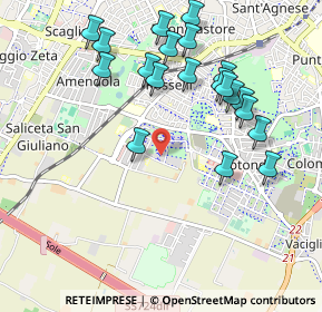 Mappa Via Lugo, 41125 Modena MO, Italia (1.055)