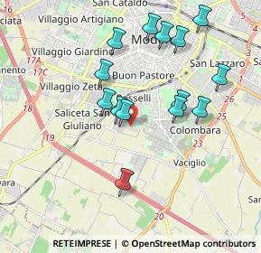 Mappa Via Lugo, 41125 Modena MO, Italia (1.85714)