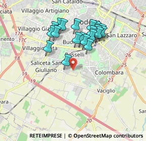 Mappa Via Lugo, 41125 Modena MO, Italia (1.748)