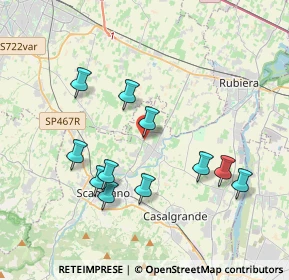 Mappa Via per Reggio, 42019 Arceto RE, Italia (3.73909)