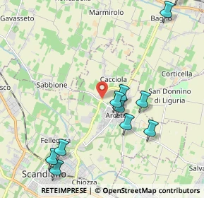 Mappa Via per Reggio, 42019 Arceto RE, Italia (2.38818)