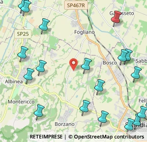 Mappa Via Maria Melato, 42020 Albinea RE, Italia (3.1985)