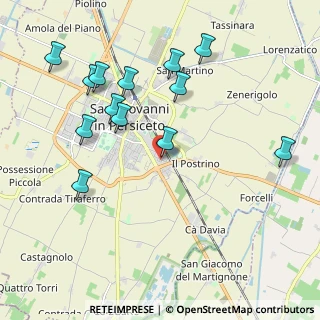 Mappa Via Ferdinando Magellano, 40017 San Giovanni in Persiceto BO, Italia (2.19538)
