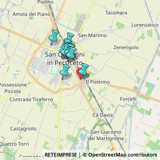 Mappa Via Ferdinando Magellano, 40017 San Giovanni in Persiceto BO, Italia (1.3525)