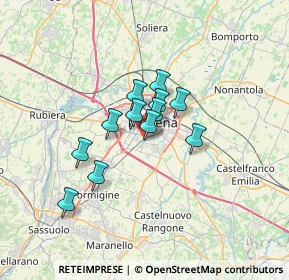 Mappa Via Saverio Altamura, 41125 Modena MO, Italia (4.5975)