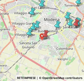 Mappa Via Saverio Altamura, 41125 Modena MO, Italia (2.4)