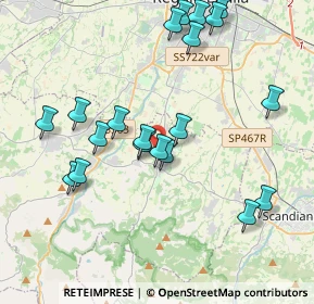 Mappa Via Cà Pellicelli, 42020 Albinea RE, Italia (4.184)