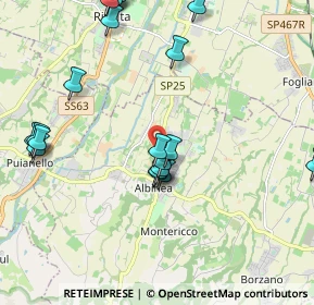 Mappa Via Cà Pellicelli, 42020 Albinea RE, Italia (2.364)