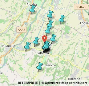 Mappa Via Cà Pellicelli, 42020 Albinea RE, Italia (1.2105)