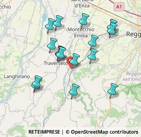 Mappa Via XXIV Maggio, 42020 San Polo d'Enza RE, Italia (7.33353)