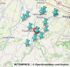 Mappa Via XXIV Maggio, 42020 San Polo d'Enza RE, Italia (6.12143)