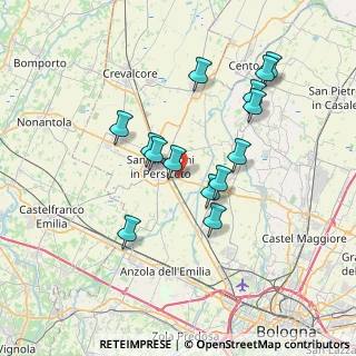 Mappa SP 3, 40017 San Giovanni in Persiceto BO (6.69143)