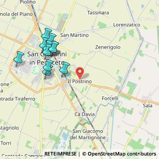 Mappa SP 3, 40017 San Giovanni in Persiceto BO (2.21273)