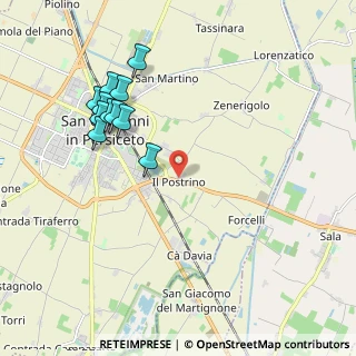 Mappa SP 3, 40017 San Giovanni in Persiceto BO (2.11091)