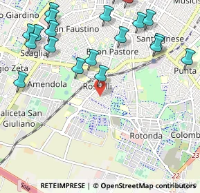 Mappa Via Bassano del Grappa, 41125 Modena MO, Italia (1.3755)