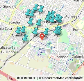 Mappa Via Bassano del Grappa, 41125 Modena MO, Italia (0.9)