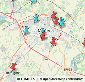 Mappa Via Bassano del Grappa, 41125 Modena MO, Italia (5.076)