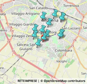 Mappa Via Bassano del Grappa, 41125 Modena MO, Italia (1.32615)