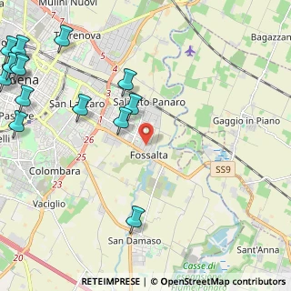 Mappa Via Jacopo Peri, 41122 Modena MO, Italia (3.36714)