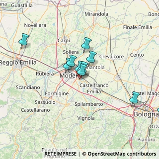 Mappa Via Jacopo Peri, 41122 Modena MO, Italia (15.14182)