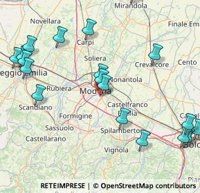 Mappa Via Santhià, 41125 Modena MO, Italia (21.25316)