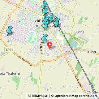 Mappa Via Piero Gobetti, 40017 San Giovanni in Persiceto BO, Italia (1.21917)