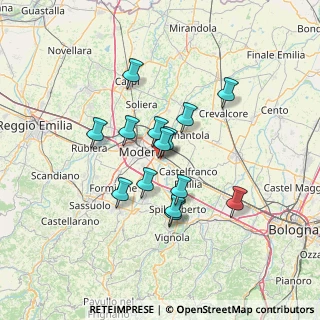 Mappa Via Luigi Gazzotti, 41122 Modena MO, Italia (10.93071)