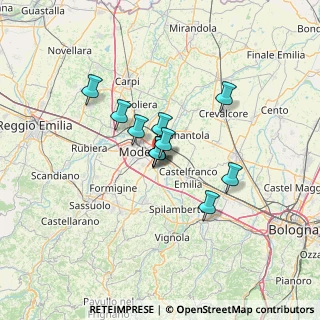 Mappa Via Luigi Gazzotti, 41122 Modena MO, Italia (8.89909)