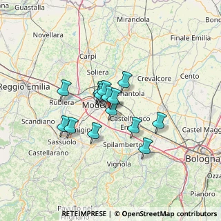 Mappa Via Luigi Gazzotti, 41122 Modena MO, Italia (9.20067)