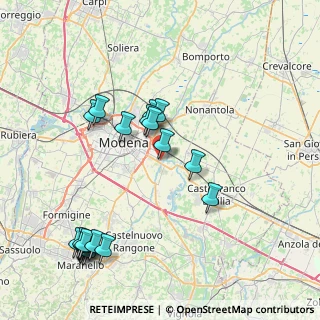 Mappa Via Luigi Gazzotti, 41122 Modena MO, Italia (9.2815)