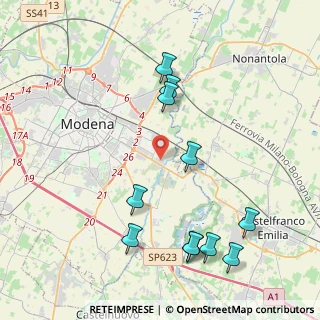 Mappa Via Luigi Gazzotti, 41122 Modena MO, Italia (4.66)