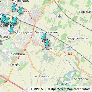 Mappa Via Luigi Gazzotti, 41122 Modena MO, Italia (3.57083)