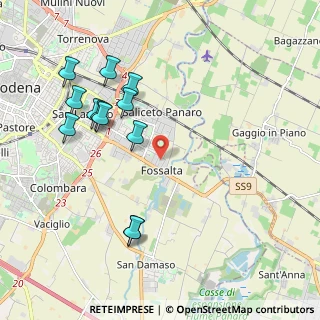 Mappa Via Luigi Gazzotti, 41122 Modena MO, Italia (2.16667)