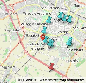 Mappa Str. Panni, 41125 Modena MO, Italia (1.74364)