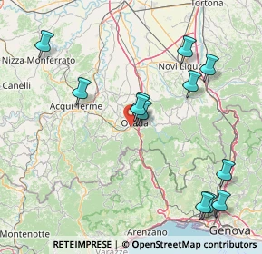 Mappa Strada Nuova Costa, 15076 Ovada AL, Italia (17.73917)