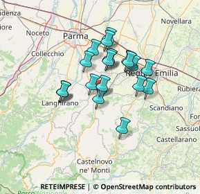 Mappa Via Eugenio Curiel, 42020 San Polo d'Enza RE, Italia (10.441)