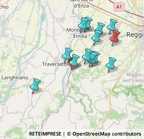 Mappa Via Eugenio Curiel, 42020 San Polo d'Enza RE, Italia (6.53846)