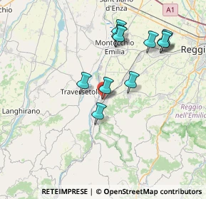 Mappa Via Eugenio Curiel, 42020 San Polo d'Enza RE, Italia (7.32091)