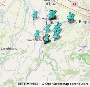 Mappa Via Eugenio Curiel, 42020 San Polo d'Enza RE, Italia (6.123)
