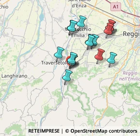 Mappa Via Eugenio Curiel, 42020 San Polo d'Enza RE, Italia (6.32)