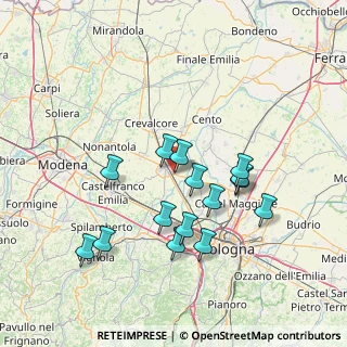 Mappa Via Antonio Marzocchi, 40017 San Giovanni in Persiceto BO, Italia (13.87933)