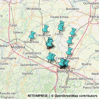 Mappa Via Antonio Marzocchi, 40017 San Giovanni in Persiceto BO, Italia (11.032)