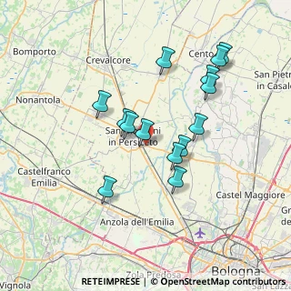 Mappa Via Antonio Marzocchi, 40017 San Giovanni in Persiceto BO, Italia (6.72286)