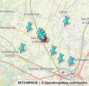 Mappa Via Antonio Marzocchi, 40017 San Giovanni in Persiceto BO, Italia (5.53545)